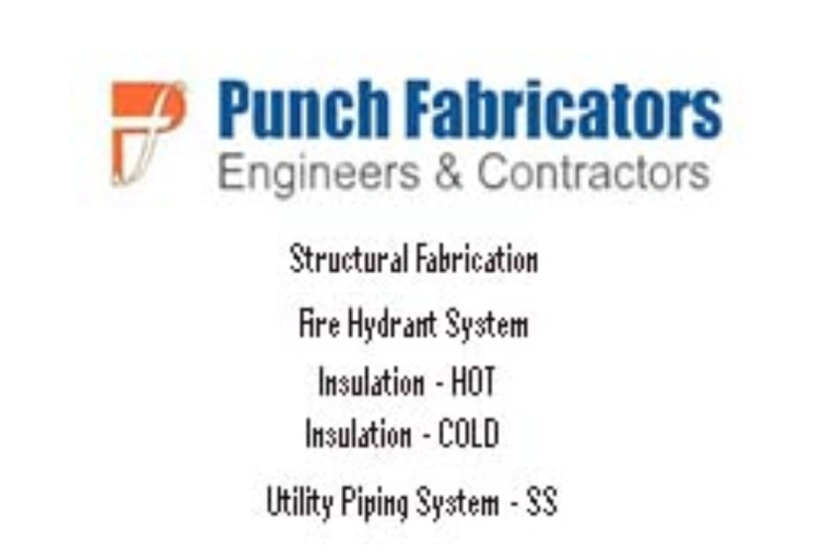 Structural Fabrication,Fire Hydrant System,Insulation - HOT,Utility Piping System - SS